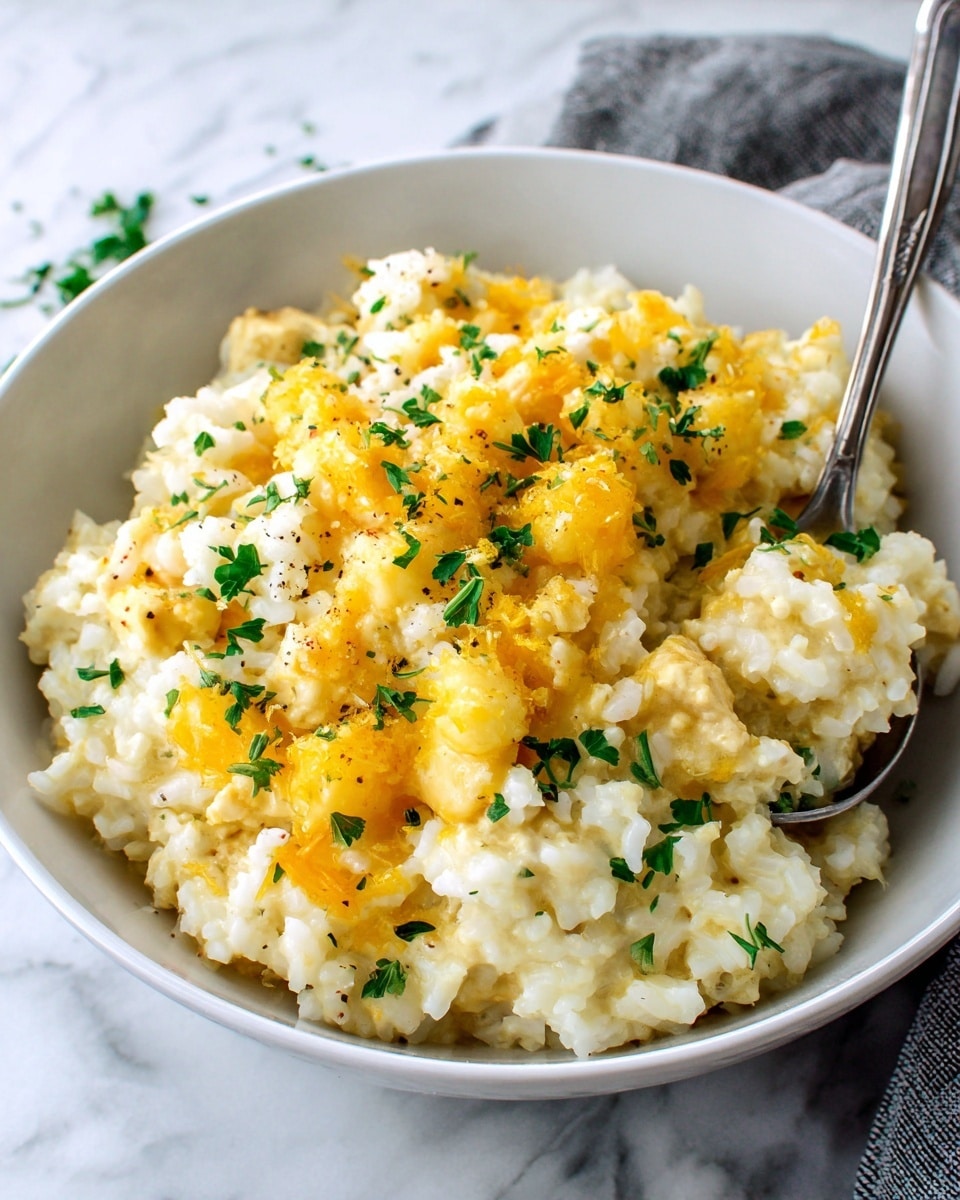 Creamy Chicken & Rice Casserole Recipe - Recipe Image