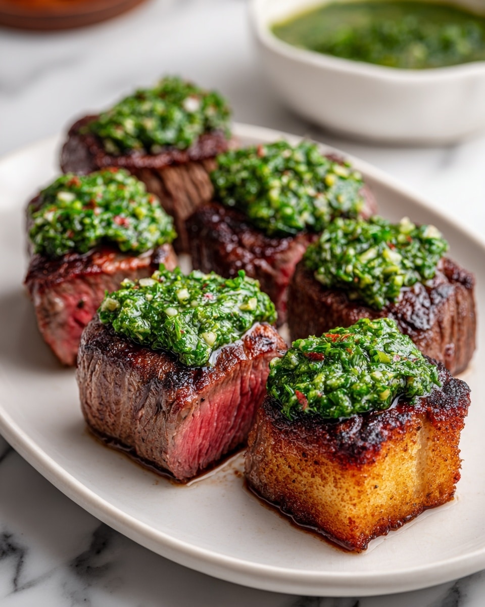 Grilled Steak with Chimichurri Sauce Recipe - Recipe Image