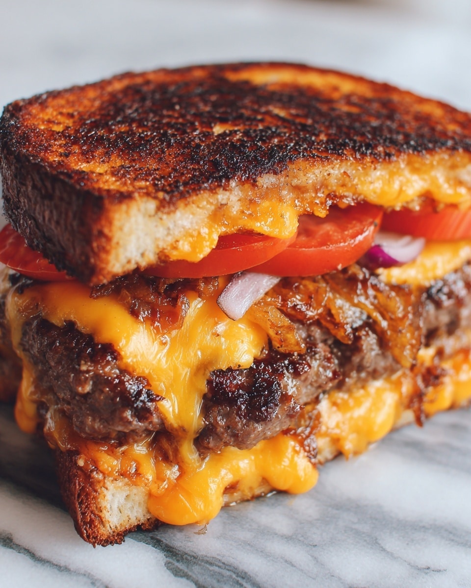 Grilled Cheese Burgers Recipe - Recipe Image