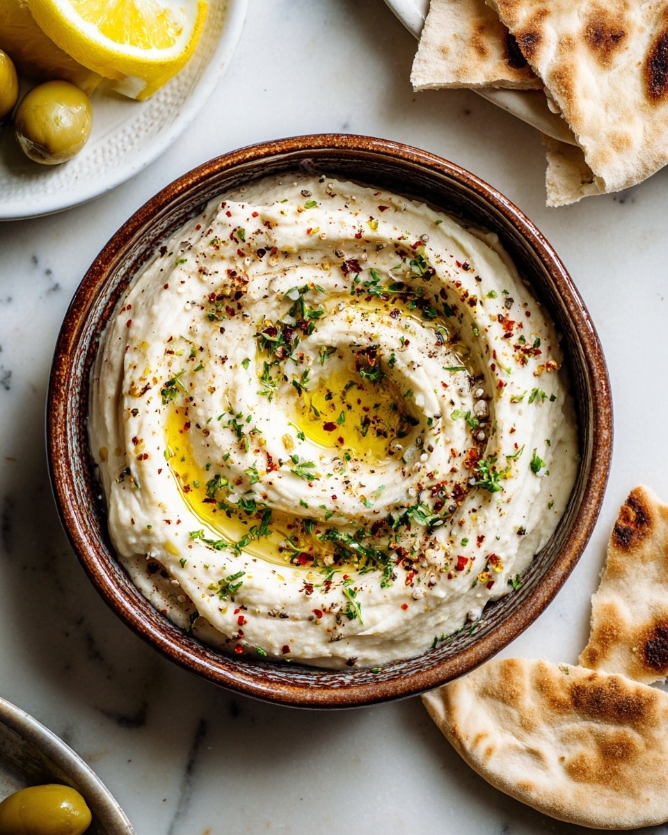 Easy Skordalia (Greek Garlic Dip) Recipe - Recipe Image