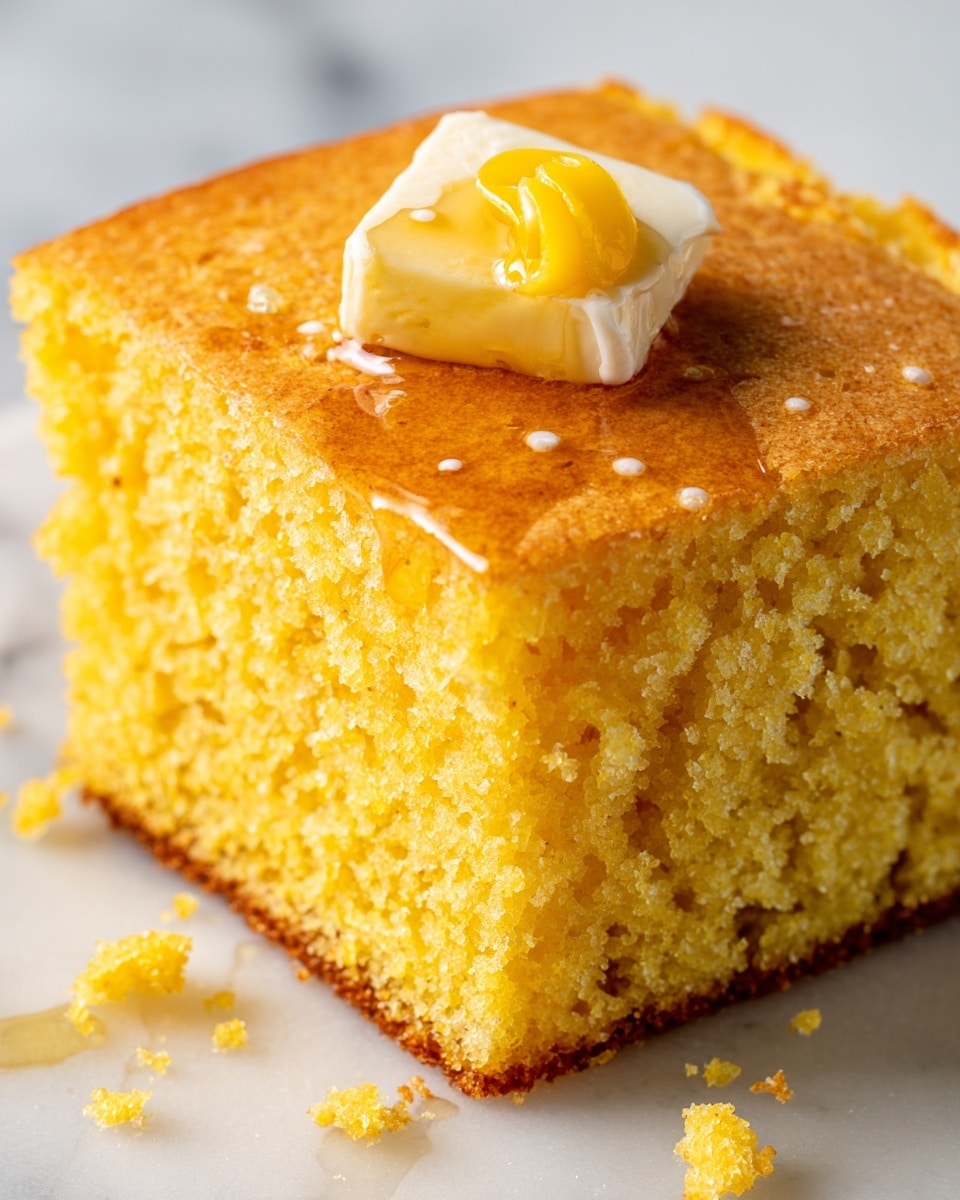 Golden Sweet Cornbread Recipe - Recipe Image