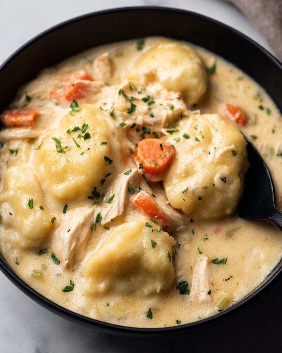 Slow Cooker Chicken and Dumplings Recipe - Recipe Image