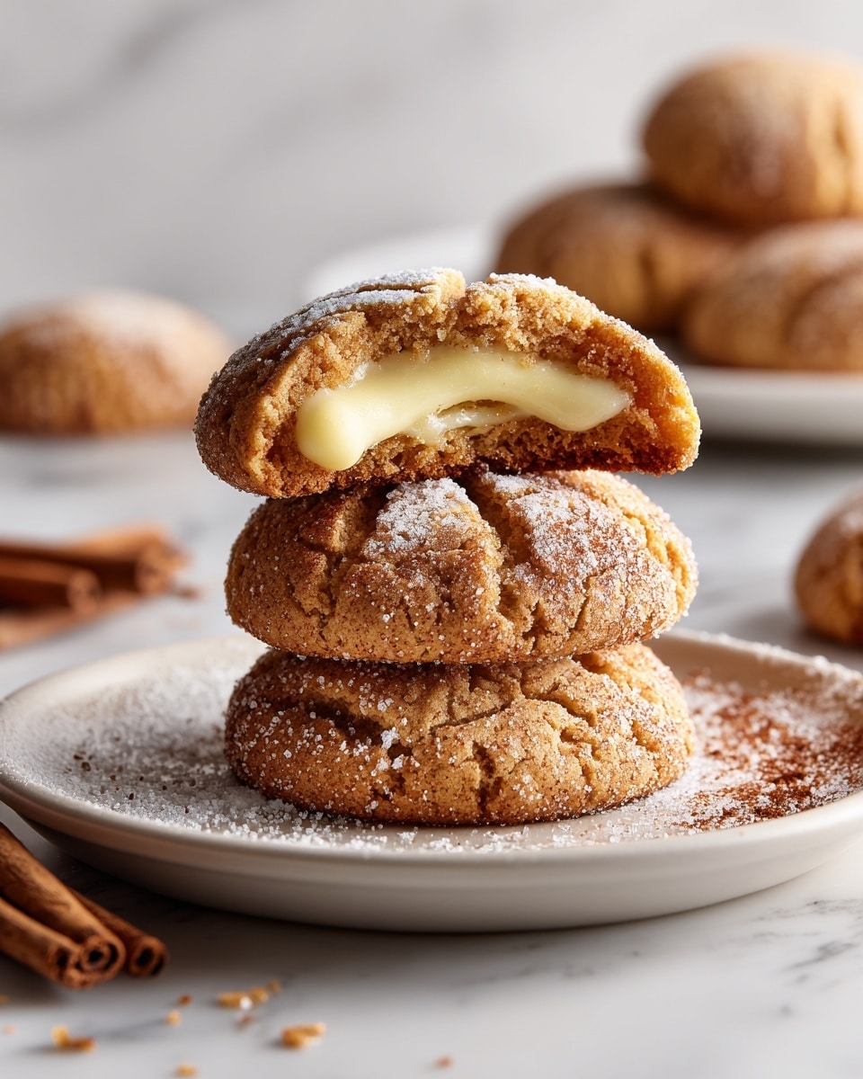 Cheesecake Stuffed Churro Cookies Recipe - Recipe Image