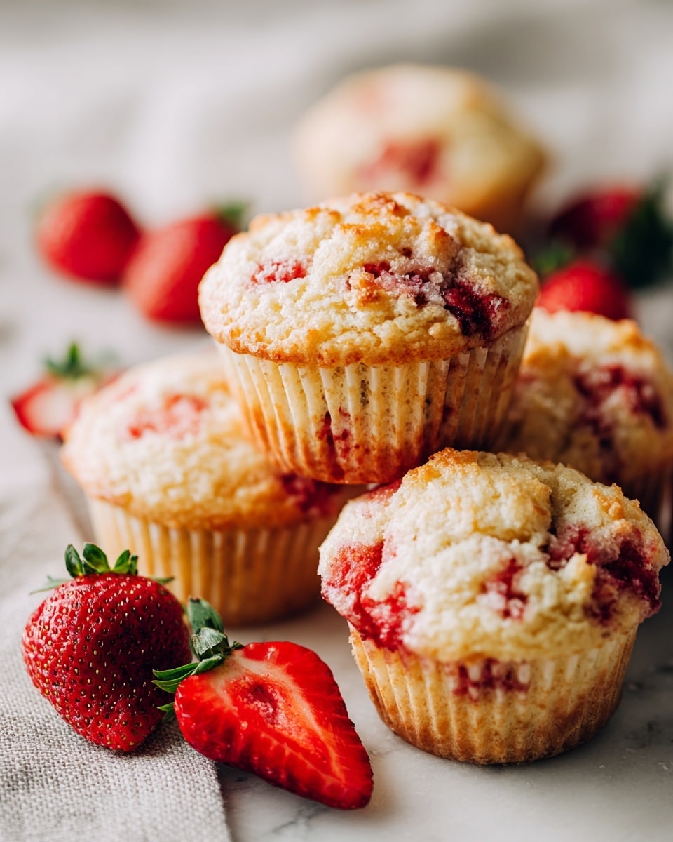 Strawberry Banana Muffins Recipe - Recipe Image
