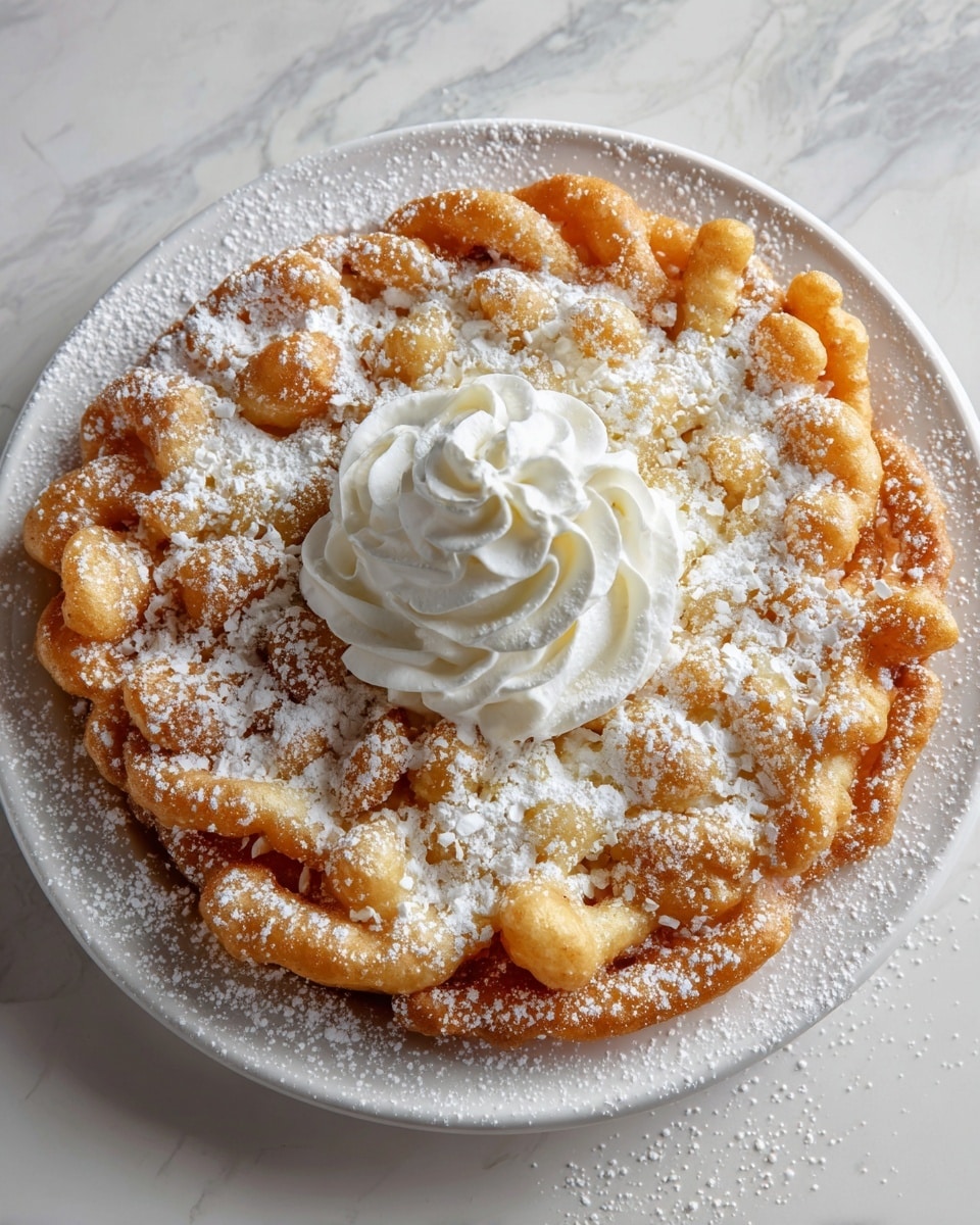 County Fair Funnel Cakes Recipe - Recipe Image