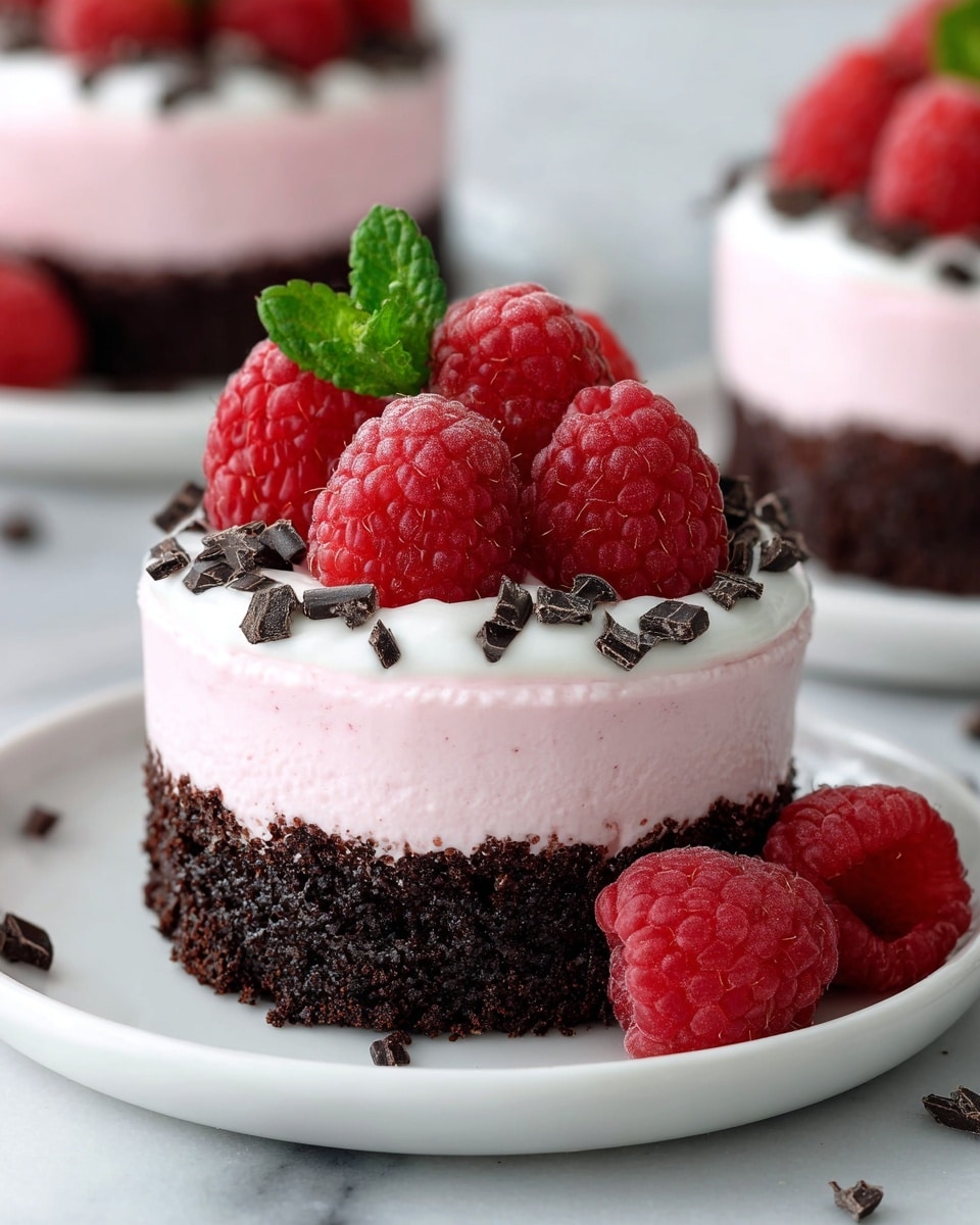 Mini Chocolate & Raspberry Cake Recipe - Recipe Image