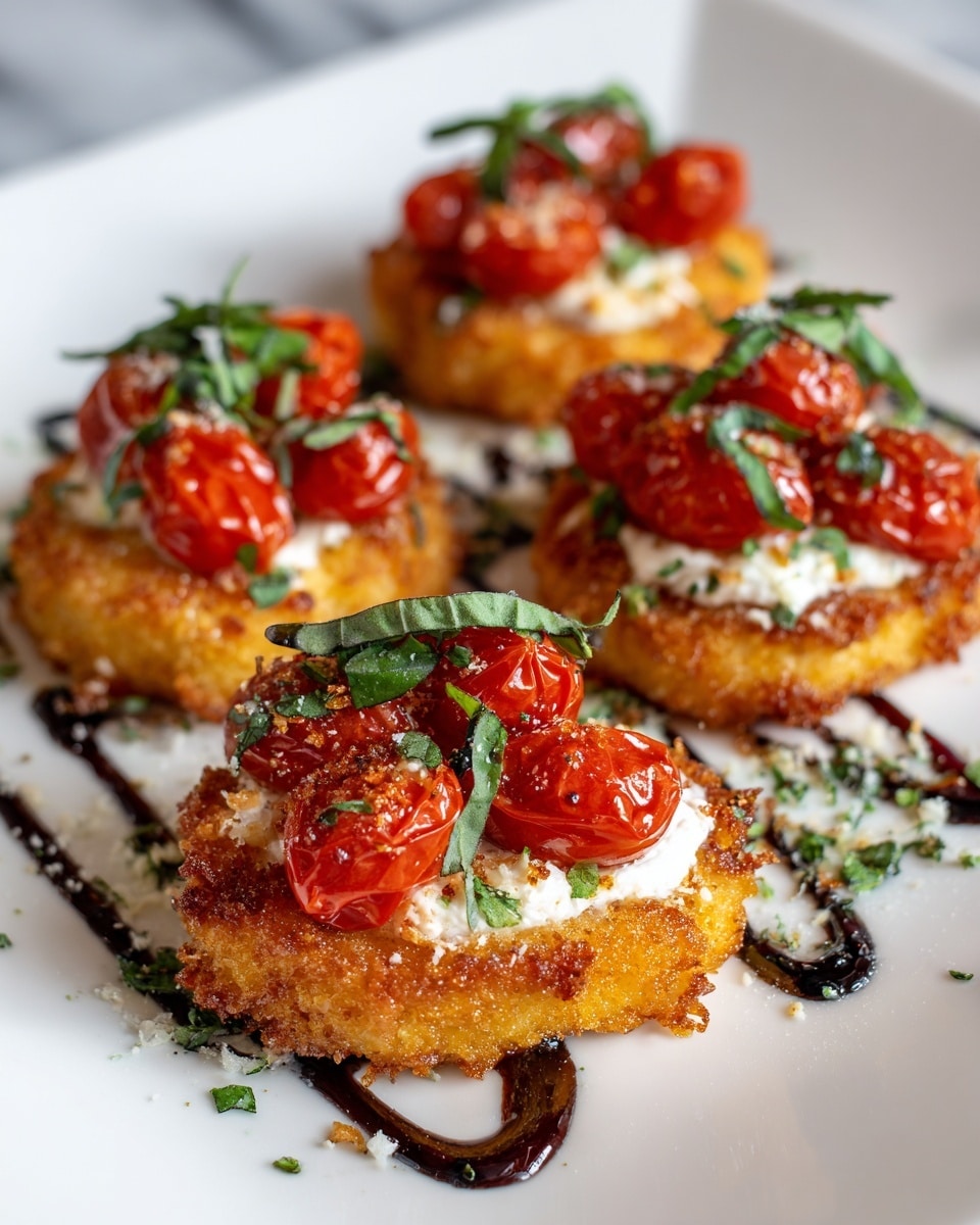 Italian Basil Chicken Cutlets with Tomato and Burrata Topping Recipe - Recipe Image