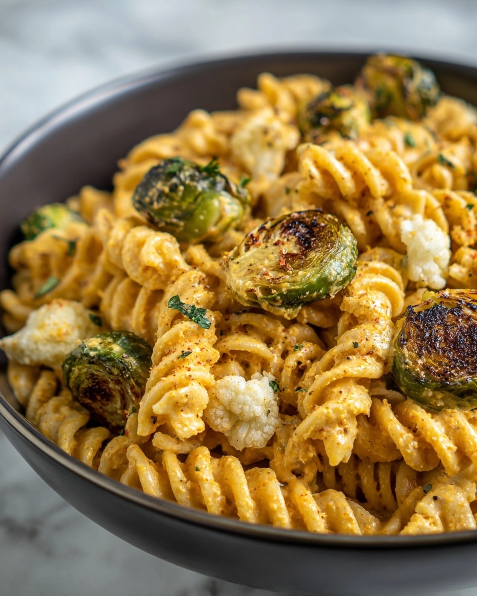 Pumpkin Mac and Cheese with Roasted Veggies Recipe - Recipe Image