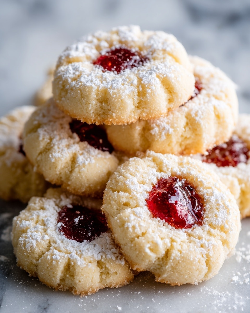 Christmas Cherry Shortbread Cookies Recipe - Recipe Image