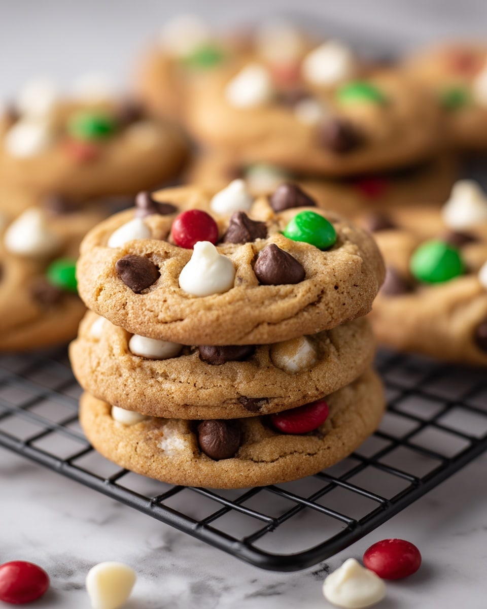 Festive Chocolate Chip Cookies for a Merry Christmas Recipe - Recipe Image