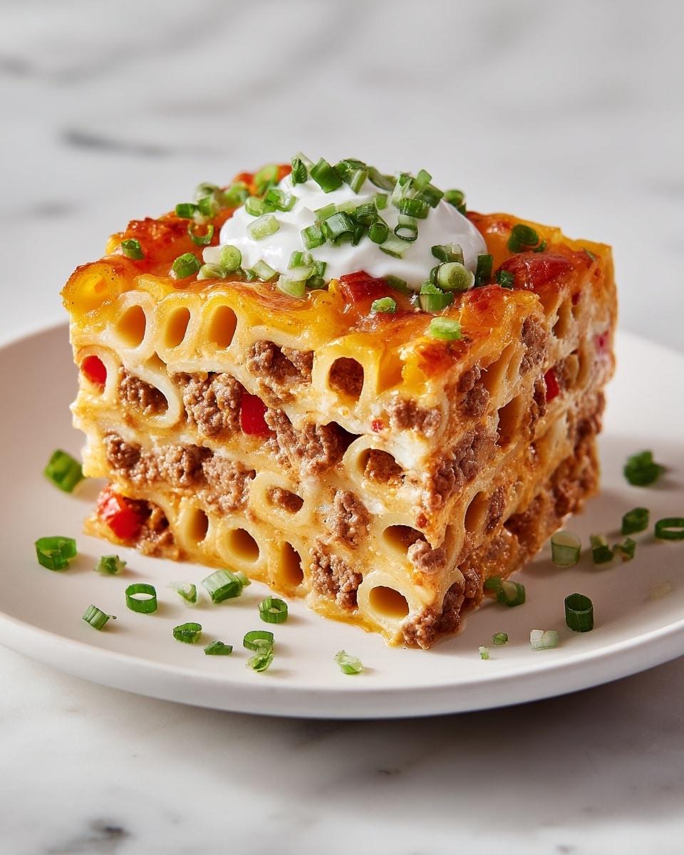 Beef Lombardi Casserole Recipe - Recipe Image