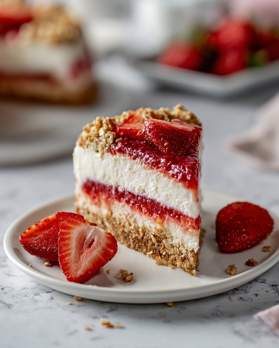 Homemade Strawberry Crunch Recipe - Recipe Image