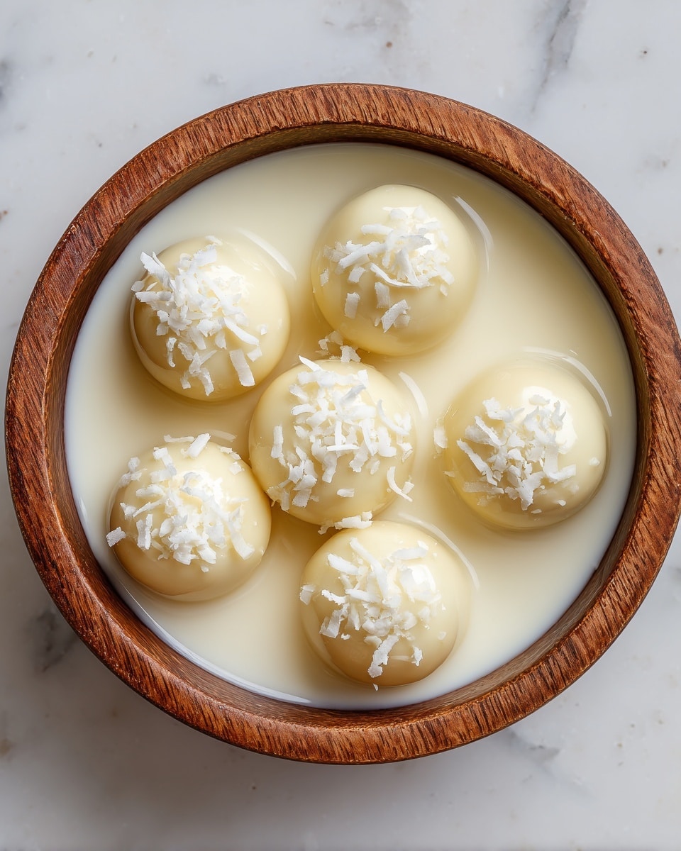 Easy Coconut Condensed Milk Balls Recipe - Recipe Image