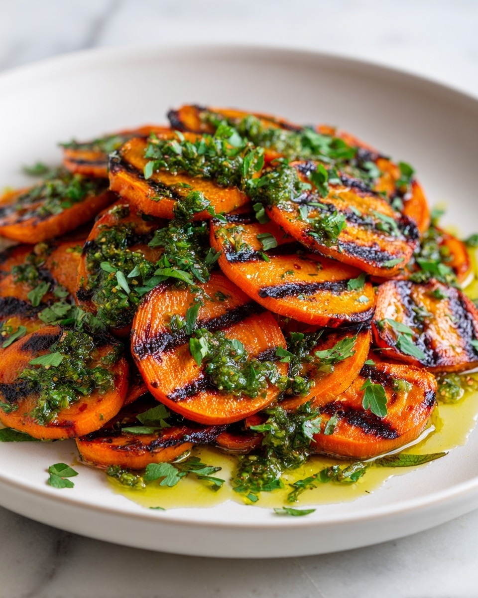 Crunchy Parmesan Carrots with Salsa Verde Recipe - Recipe Image