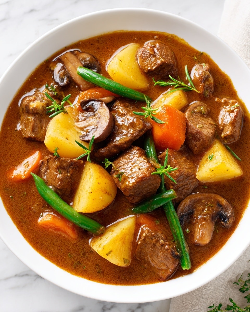 Hearty Chicken Stew with Vegetables and Tomatoes Recipe - Recipe Image