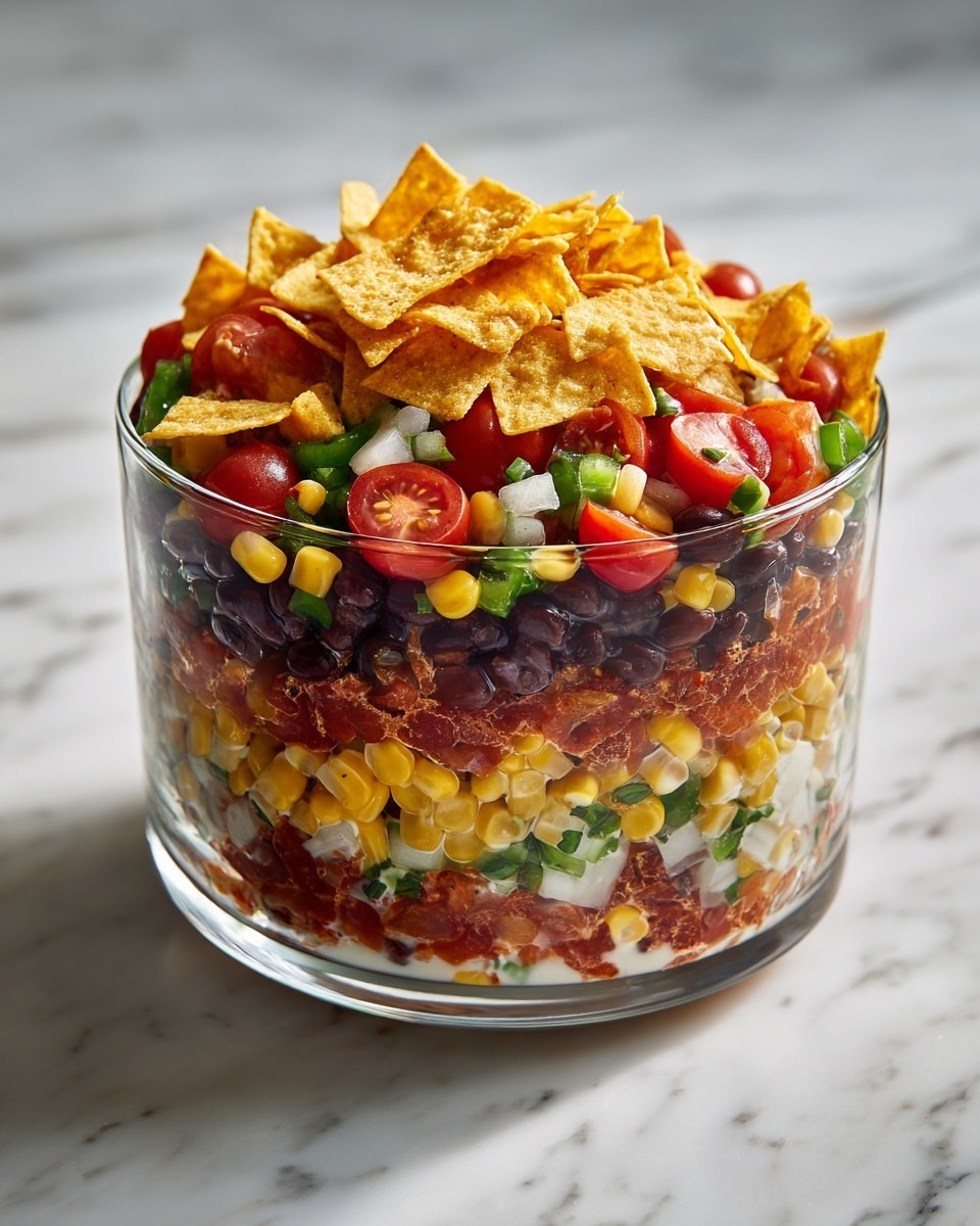 Layered Mexican Salad Recipe - Recipe Image