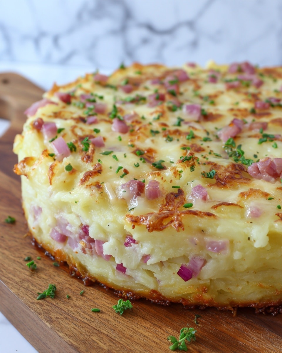 Stuffed Mashed Potato Nests Recipe - Recipe Image