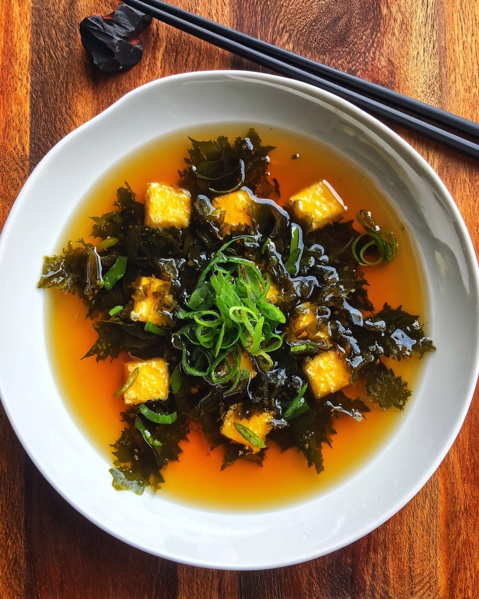 Homemade Miso Soup with Tofu Recipe - Recipe Image