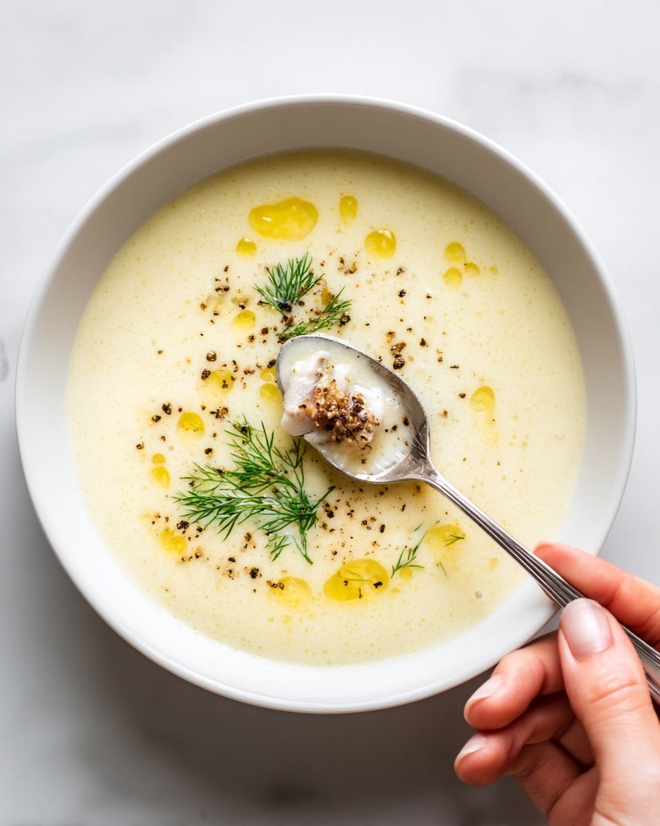 Easy Avgolemono Soup Recipe - Recipe Image