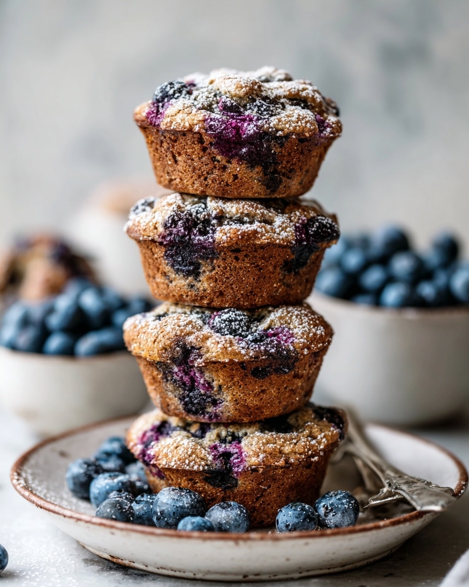 Vanilla Blueberry Protein Muffins: The Perfect Healthy Breakfast Recipe - Recipe Image