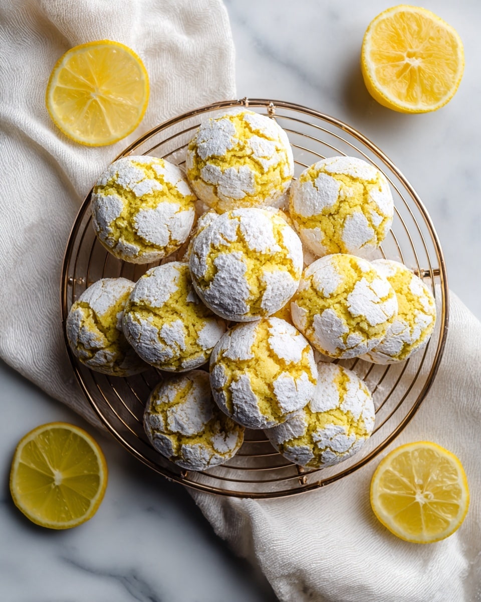 Lemon Crinkle Cookies Recipe - Recipe Image