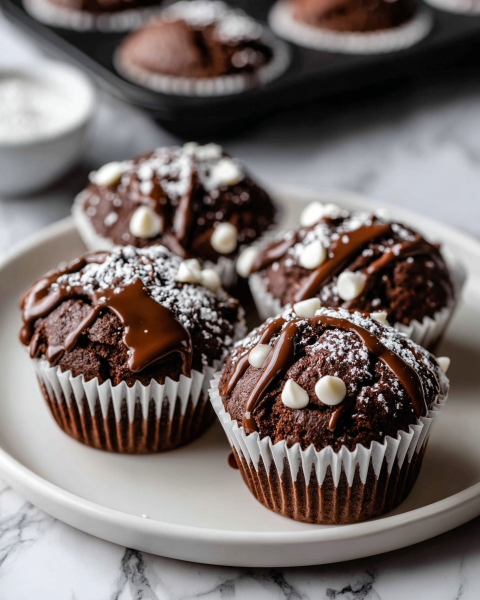Double Chocolate Espresso Muffins Recipe - Recipe Image