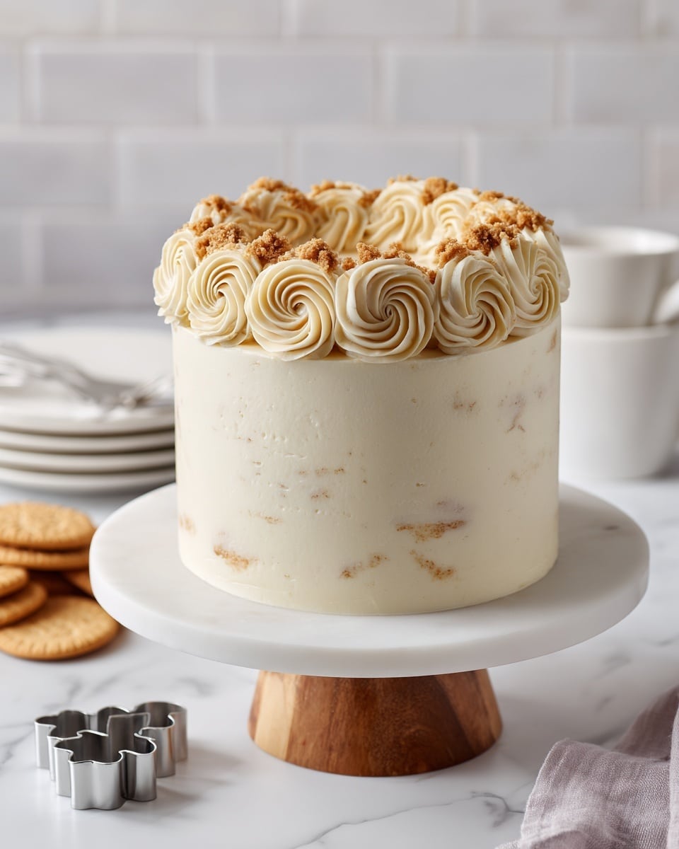 Pecan Pie Layer Cake Recipe - Recipe Image