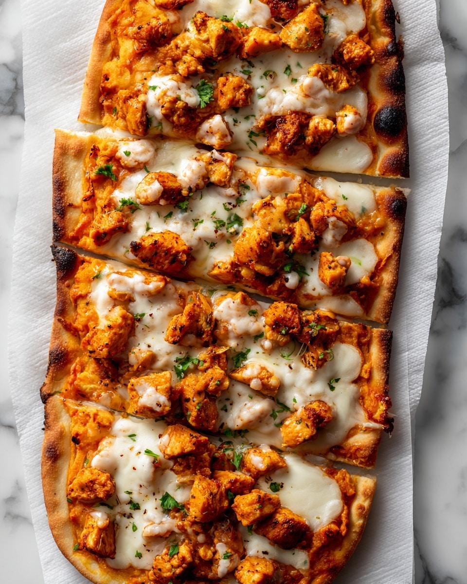 Buffalo Chicken Flatbread Recipe - Recipe Image