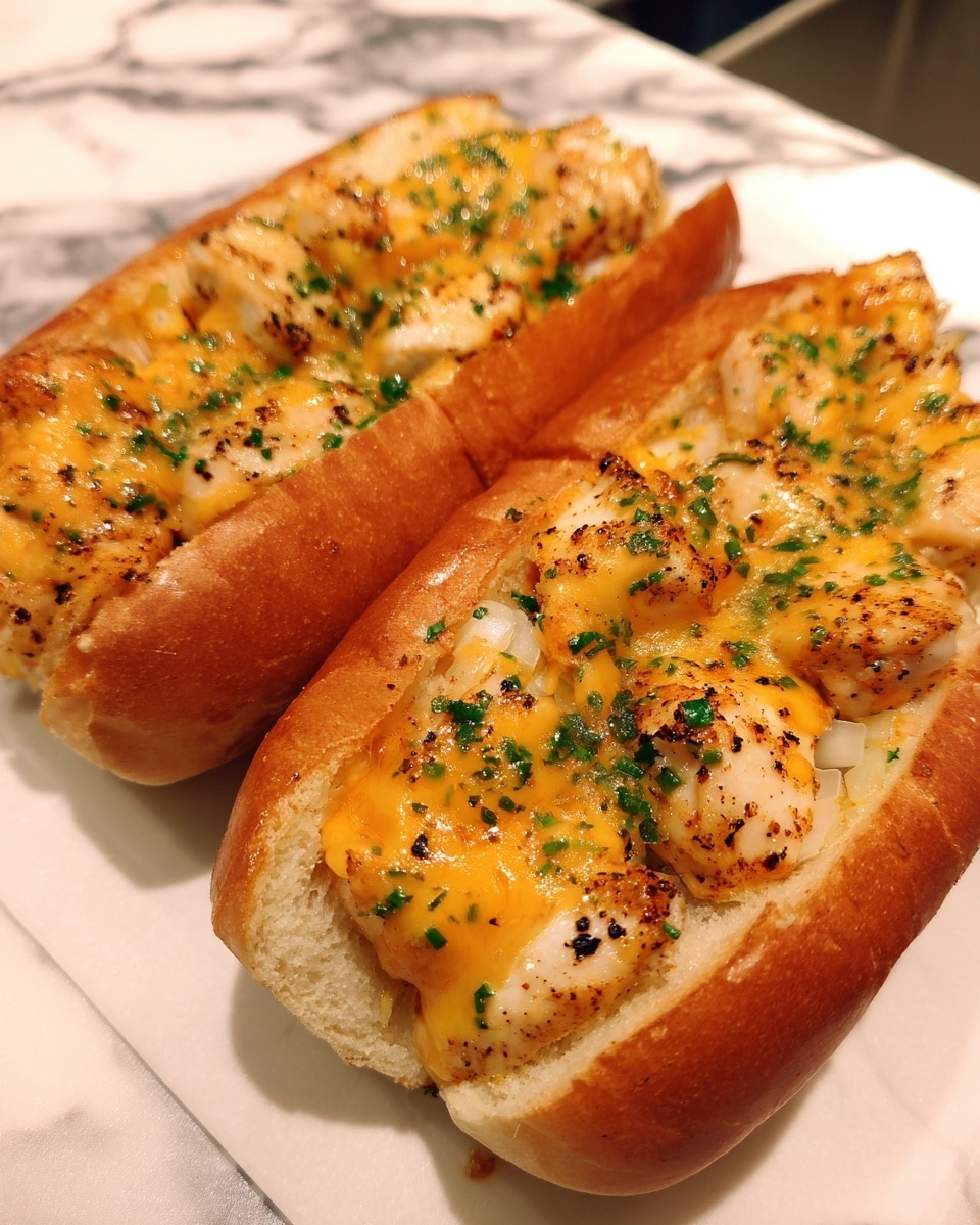 Chicken Cheese Steak Sandwiches Recipe - Recipe Image