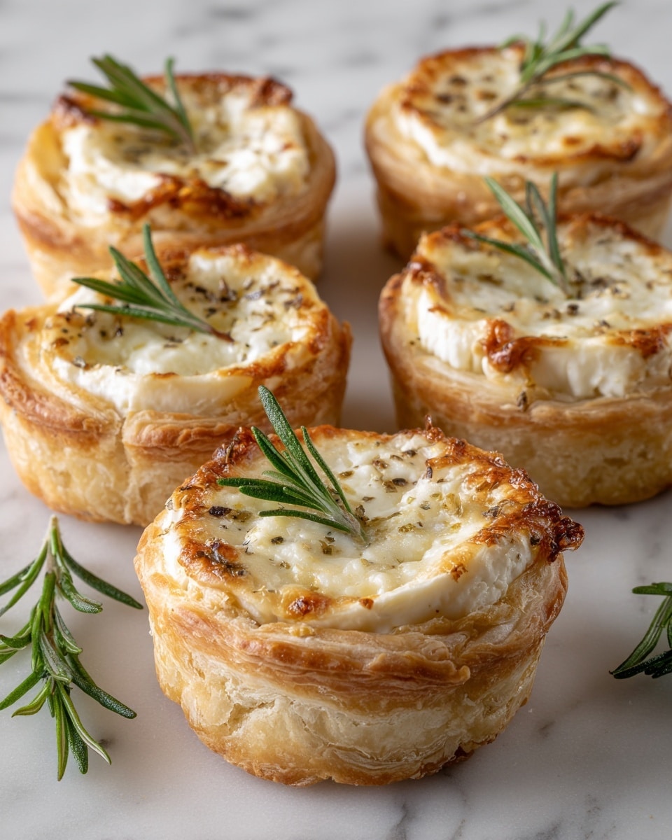 Brie and Jam Puff Pastry Bites Recipe - Recipe Image