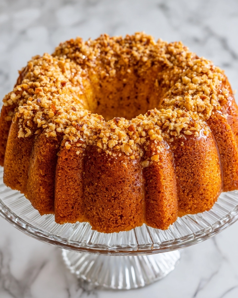 Pecan Praline Buttermilk Pound Cake Recipe - Recipe Image
