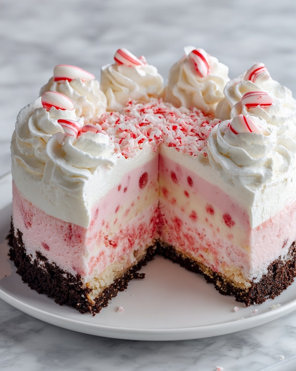 Peppermint Ice Cream Cake Recipe - Recipe Image