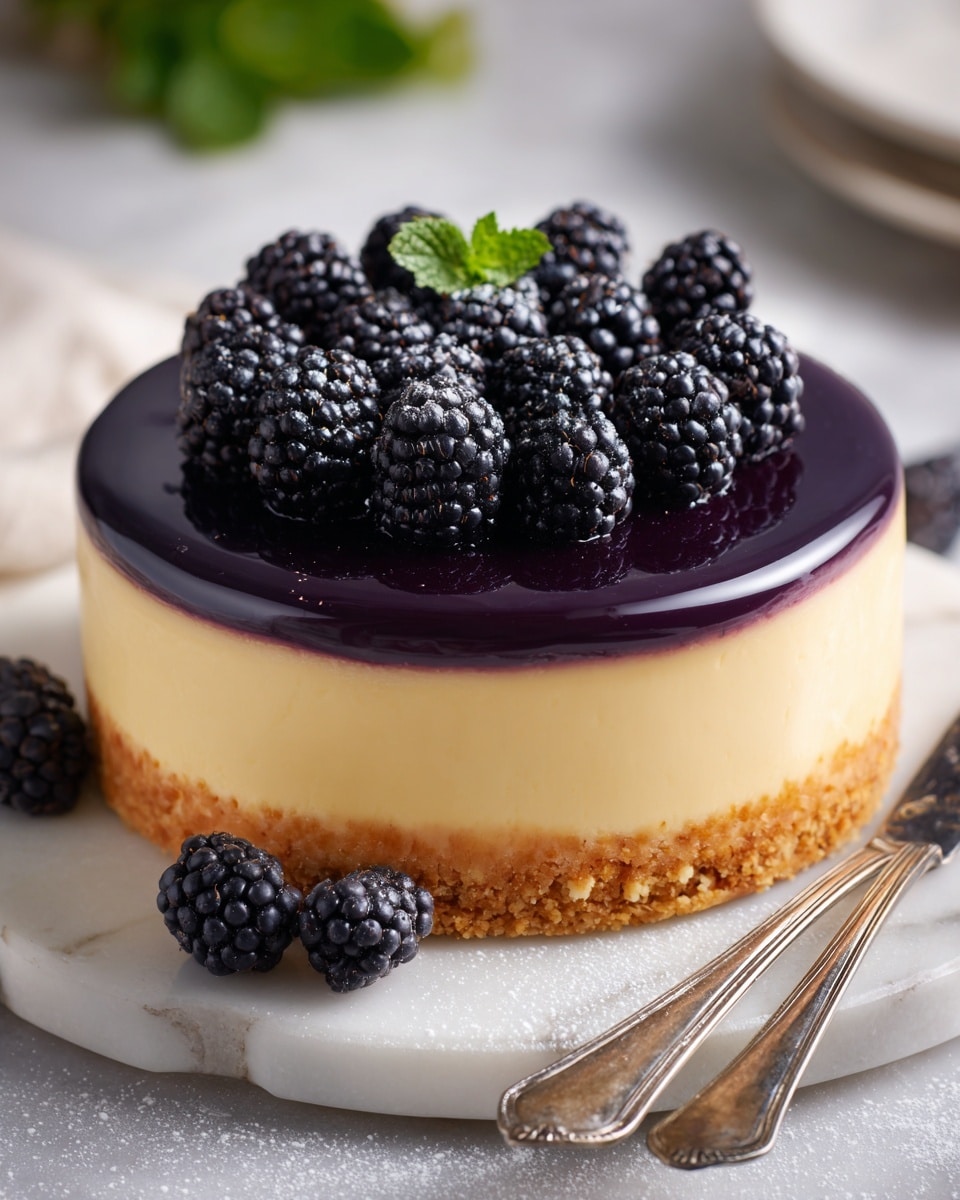 Blackberry Cheesecake Recipe - Recipe Image