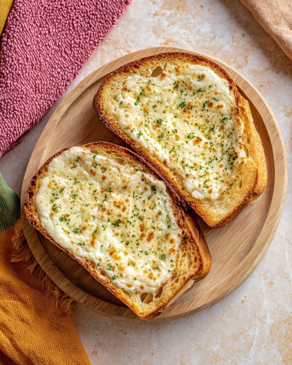 Chicken Alfredo Garlic Bread Pizza Recipe - Recipe Image