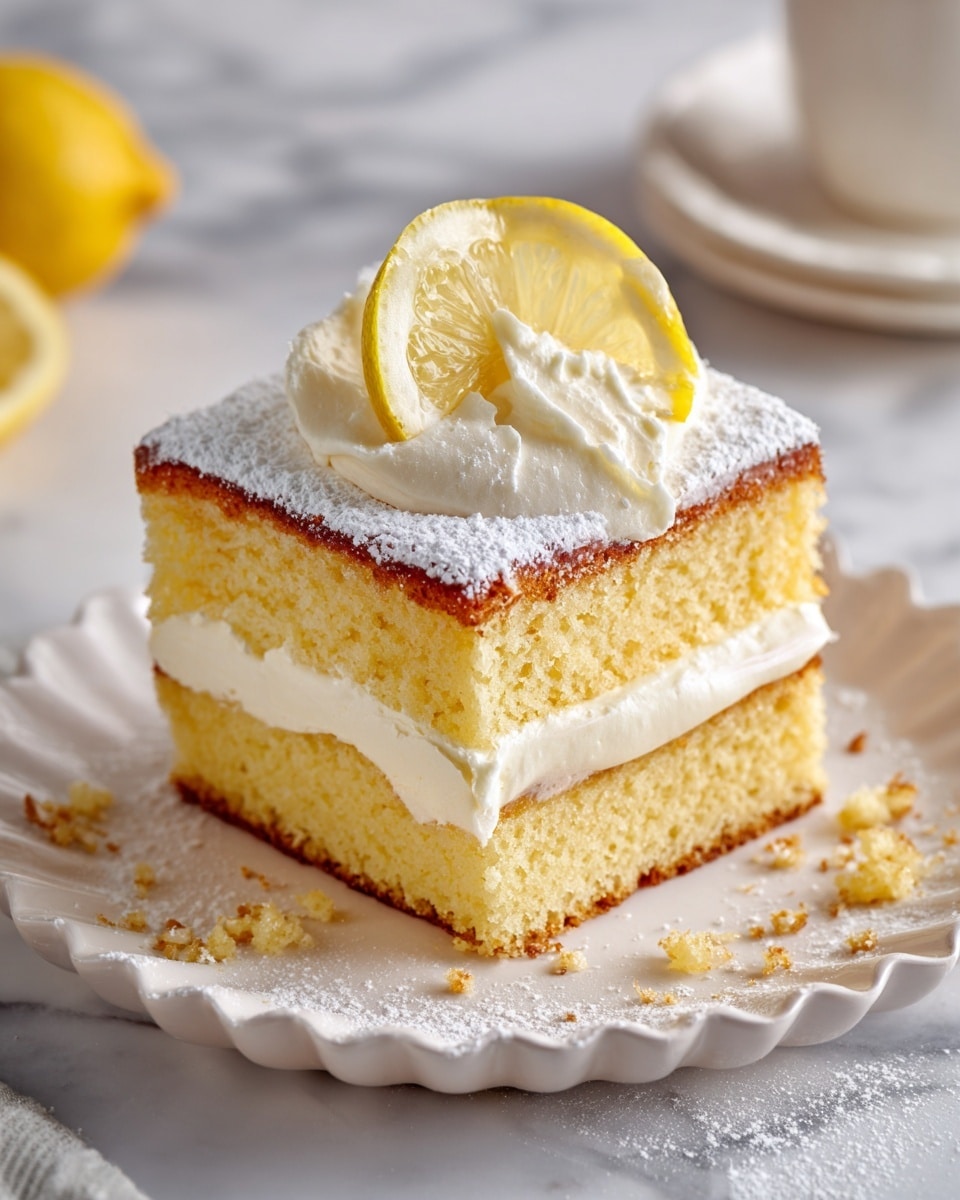 Lemon Gooey Butter Cake Recipe - Recipe Image