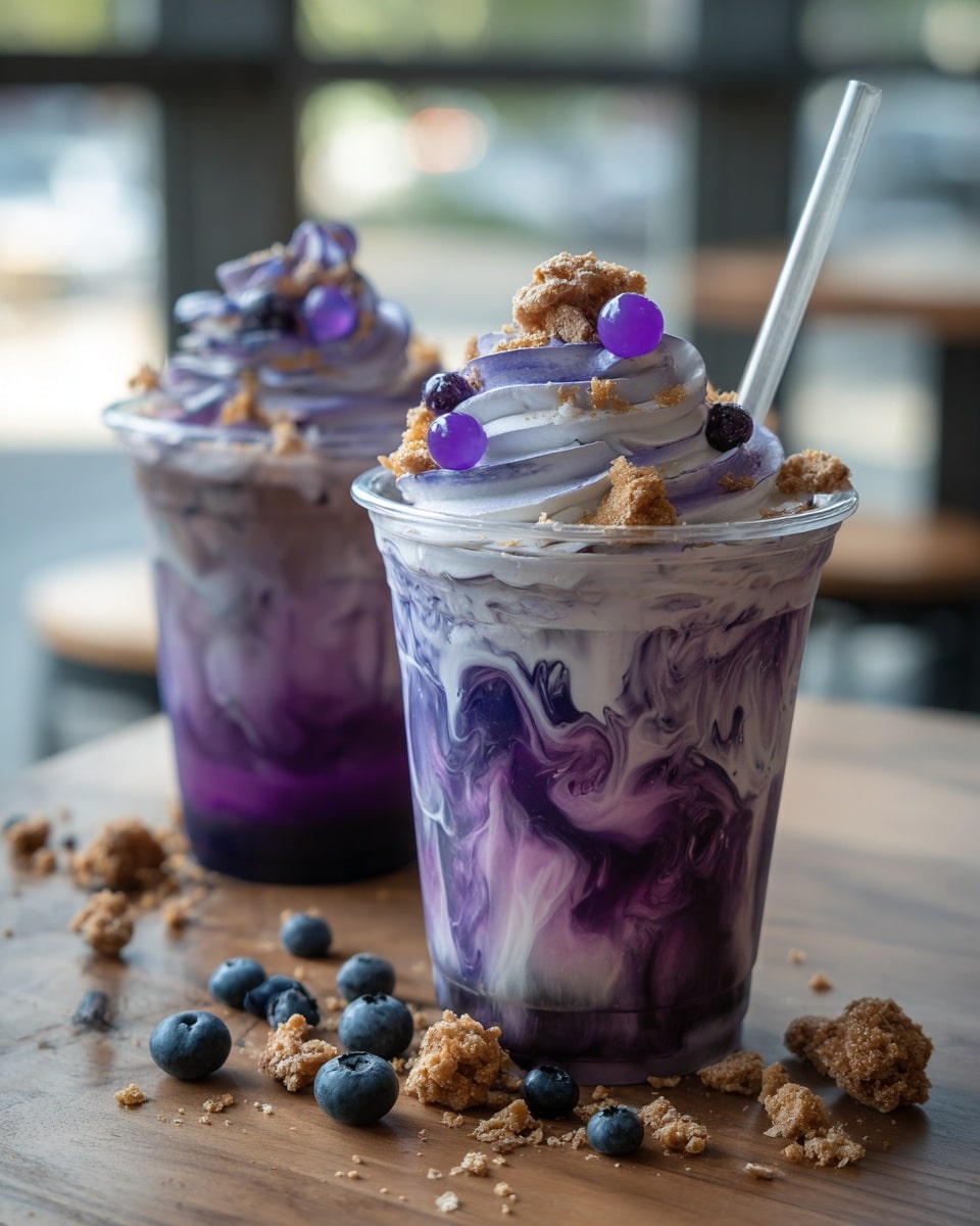 Blueberry Cheesecake Frappuccino Recipe - Recipe Image