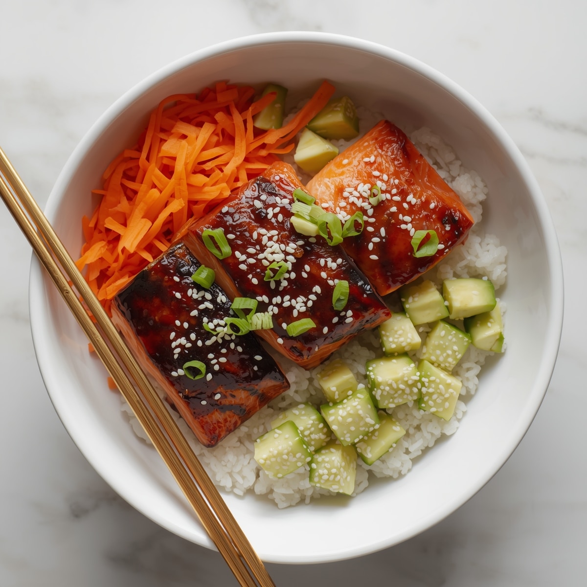 Crispy Salmon Bowls Recipe - Recipe Image