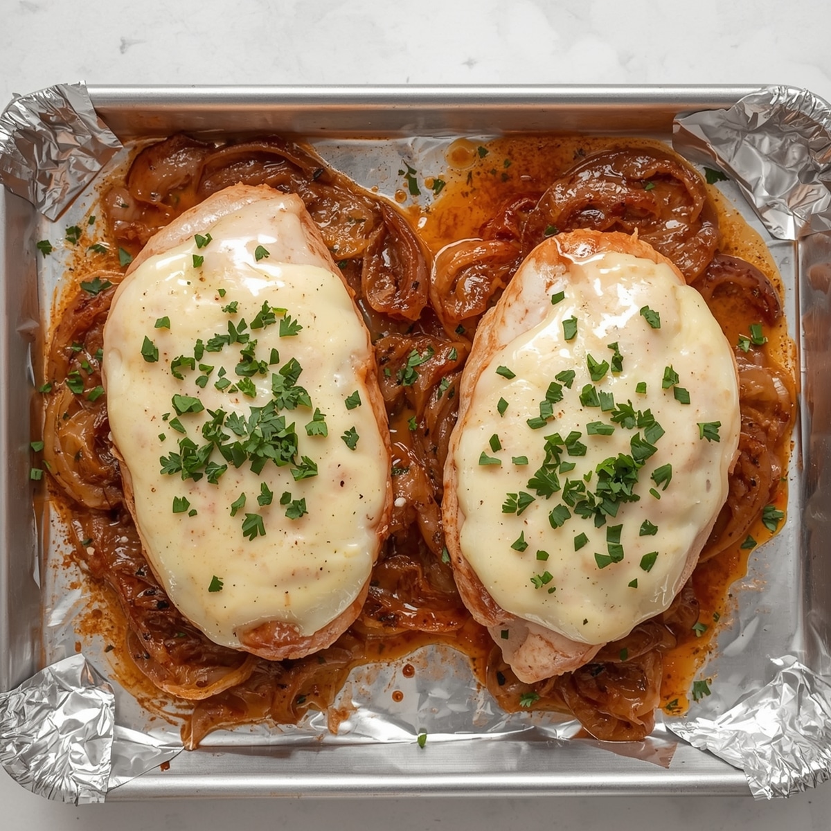 French Onion Chicken Bake Recipe - Recipe Image